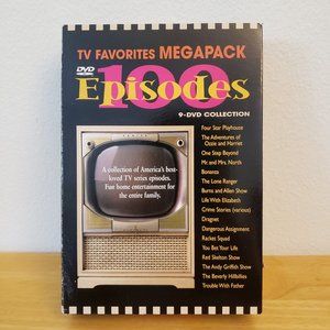 TV Favorites Megapack 100 Episodes 9-DVD Set Collection